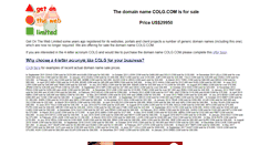 Desktop Screenshot of colg.com